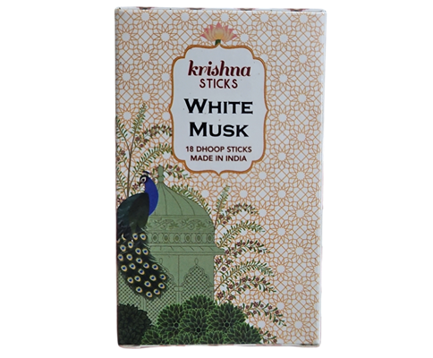 Krishna Dhoop Sticks- White Musk