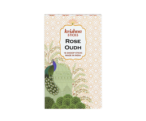 Krishna Dhoop Sticks- Rose Oudh